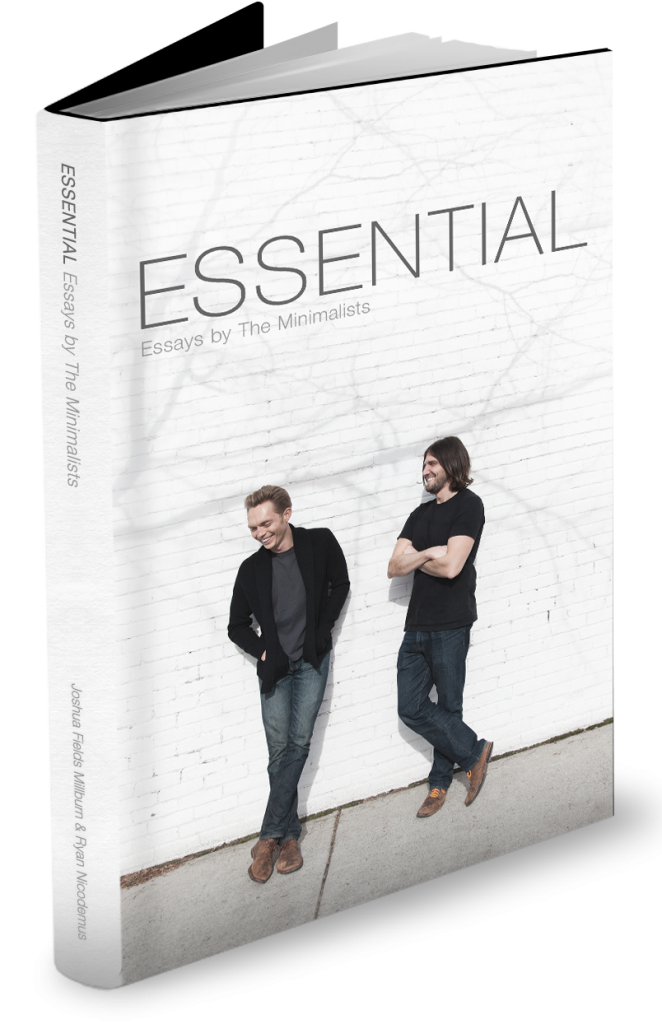 Essential: Essays by The Minimalists, cover design by SPYR