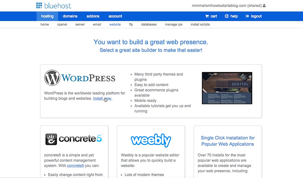 how do you create a blogspot