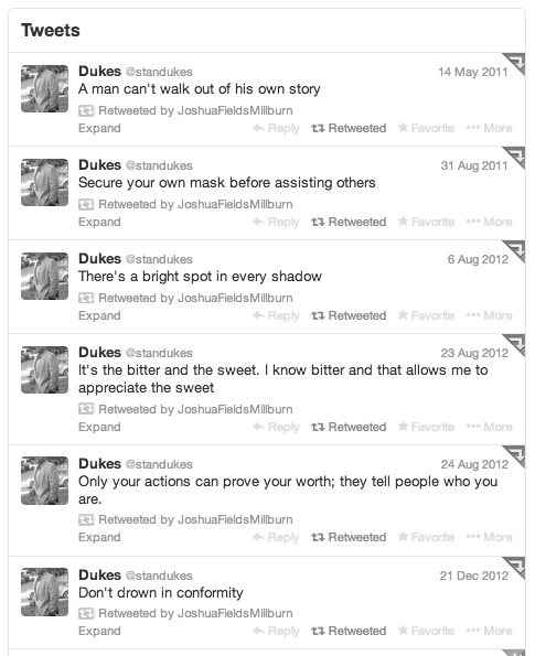 Dukes Tweets