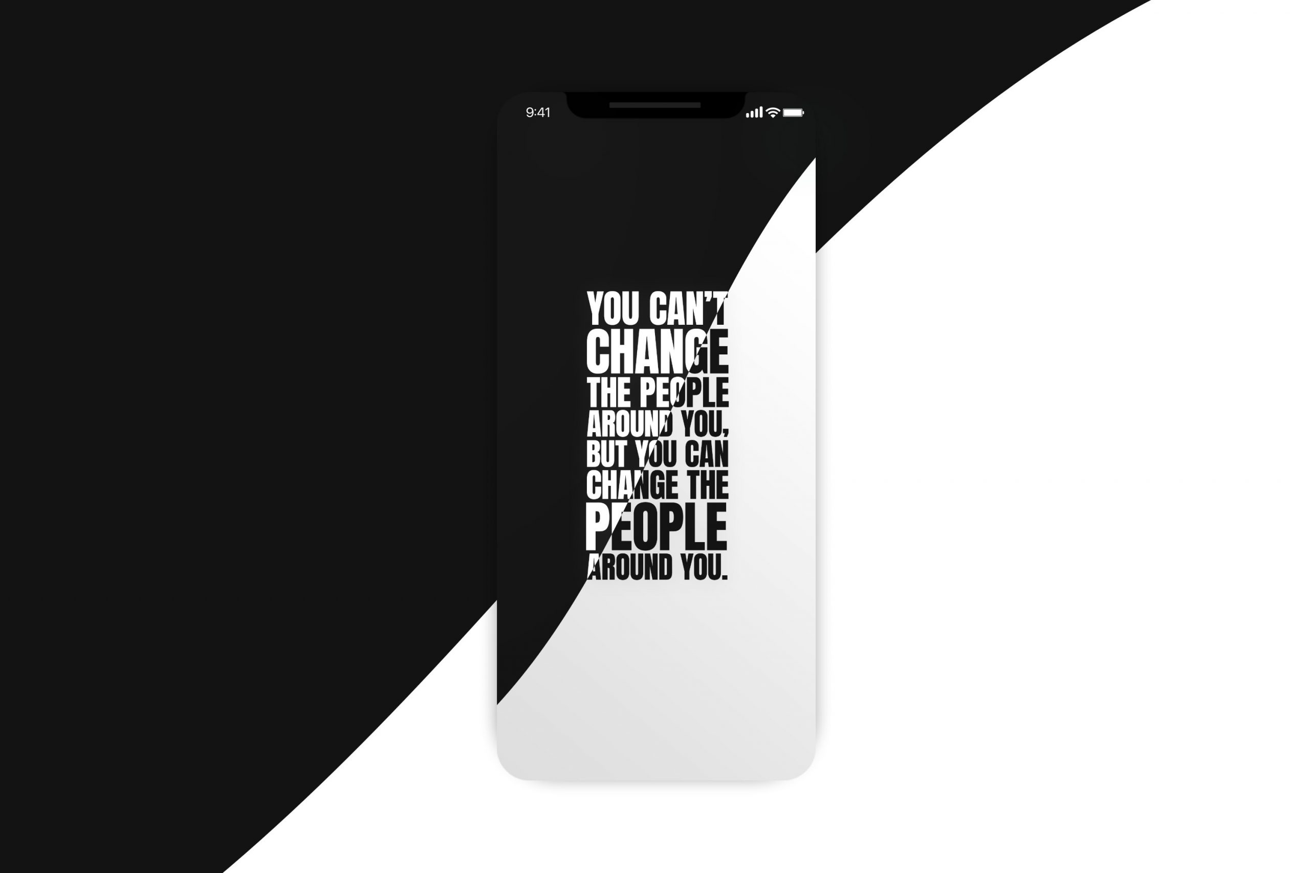 Wallpaper: You Can't Change the People Around You, but You Can Change the  People Around You - The Minimalists